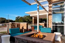 Spring Hill Suites poolside lounge -Katy, Texas